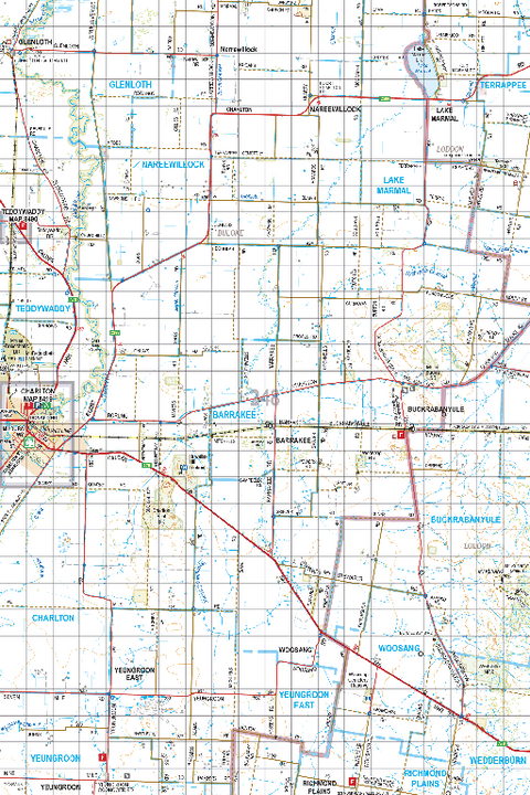 Map 248 - Spatial Vision's Vicmap Book (South West Edition 8, 2025 Update) - 100K Series Preview 1