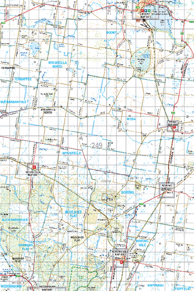 Map 249 - Spatial Vision's Vicmap Book (South West Edition 8, 2025 Update) - 100K Series Preview 1
