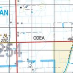 Map 254 - Spatial Vision's Vicmap Book (North East Edition 8, 2025) - 100K Series Preview 2