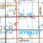 Map 255 - Spatial Vision's Vicmap Book (North East Edition 8, 2025) - 100K Series Preview 2