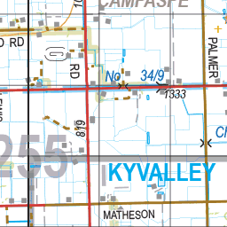 Map 255 - Spatial Vision's Vicmap Book (North East Edition 8, 2025) - 100K Series Preview 2