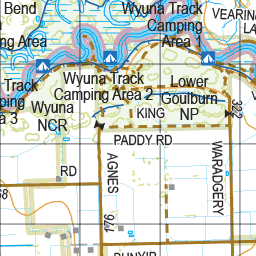 Map 255 - Spatial Vision's Vicmap Book (North East Edition 8, 2025) - 100K Series Preview 3