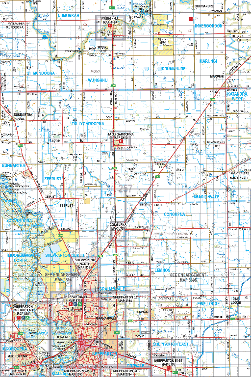 Map 257 - Spatial Vision's Vicmap Book (North East Edition 8, 2025 ...