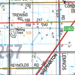 Map 257 - Spatial Vision's Vicmap Book (North East Edition 8, 2025) - 100K Series Preview 2