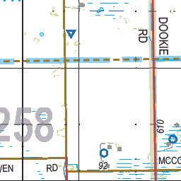 Map 258 - Spatial Vision's Vicmap Book (North East Edition 8, 2025) - 100K Series Preview 2
