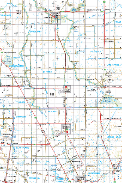 Map 259 - Spatial Vision's Vicmap Book (North East Edition 8, 2025) - 100K Series Preview 1