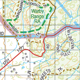 Map 260 - Spatial Vision's Vicmap Book (North East Edition 8, 2025) - 100K Series Preview 3