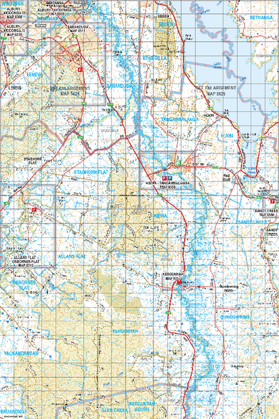 Map 264 - Spatial Vision's Vicmap Book (North East Edition 8, 2025) - 100K Series Preview 1