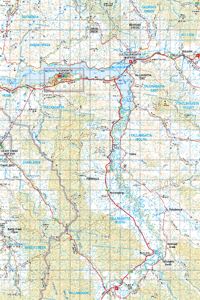 Map 265 - Spatial Vision's Vicmap Book (North East Edition 8, 2025) - 100K Series Preview 1