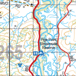 Map 265 - Spatial Vision's Vicmap Book (North East Edition 8, 2025) - 100K Series Preview 2