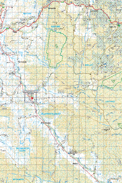 Map 266 - Spatial Vision's Vicmap Book (North East Edition 8, 2025) - 100K Series Preview 1