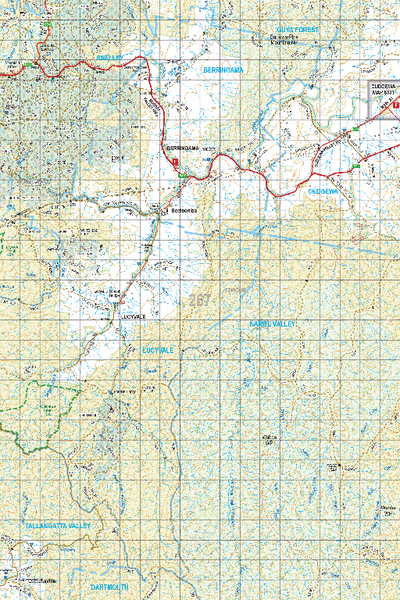 Map 267 - Spatial Vision's Vicmap Book (North East Edition 8, 2025) - 100K Series Preview 1