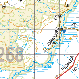 Map 268 - Spatial Vision's Vicmap Book (North East Edition 8, 2025) - 100K Series Preview 2