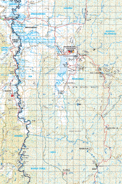 Map 269 - Spatial Vision's Vicmap Book (North East Edition 8, 2025) - 100K Series Preview 1