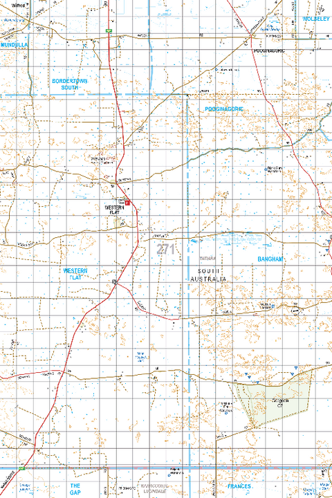 Map 271 - Spatial Vision's Vicmap Book (South West Edition 8, 2025 Update) - 100K Series Preview 1