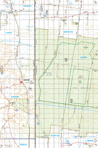 Map 272 - Spatial Vision's Vicmap Book (South West Edition 8, 2025 Update) - 100K Series Preview 1