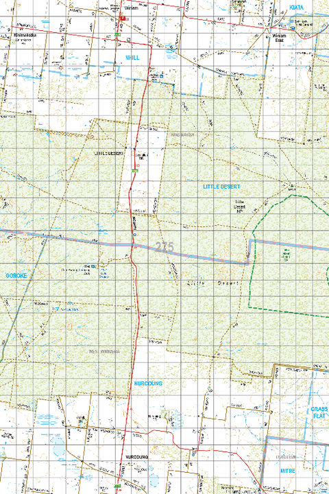 Map 275 - Spatial Vision's Vicmap Book (South West Edition 8, 2025 Update) - 100K Series Preview 1