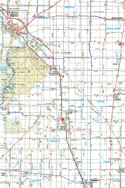 Map 277 - Spatial Vision's Vicmap Book (South West Edition 8, 2025 Update) - 100K Series Preview 1