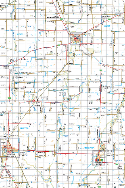 Map 279 - Spatial Vision's Vicmap Book (South West Edition 8, 2025 Update) - 100K Series Preview 1