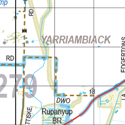 Map 279 - Spatial Vision's Vicmap Book (South West Edition 8, 2025 Update) - 100K Series Preview 2