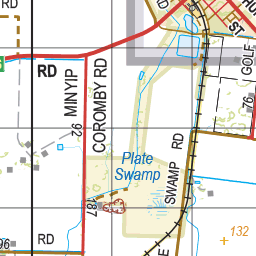 Map 279 - Spatial Vision's Vicmap Book (South West Edition 8, 2025 Update) - 100K Series Preview 3