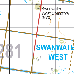 Map 281 - Spatial Vision's Vicmap Book (South West Edition 8, 2025 Update) - 100K Series Preview 2