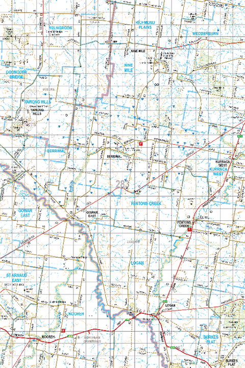 Map 283 - Spatial Vision's Vicmap Book (South West Edition 8, 2025 Update) - 100K Series Preview 1