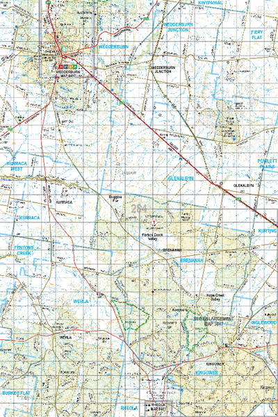 Map 284 - Spatial Vision's Vicmap Book (South West Edition 8, 2025 Update) - 100K Series Preview 1