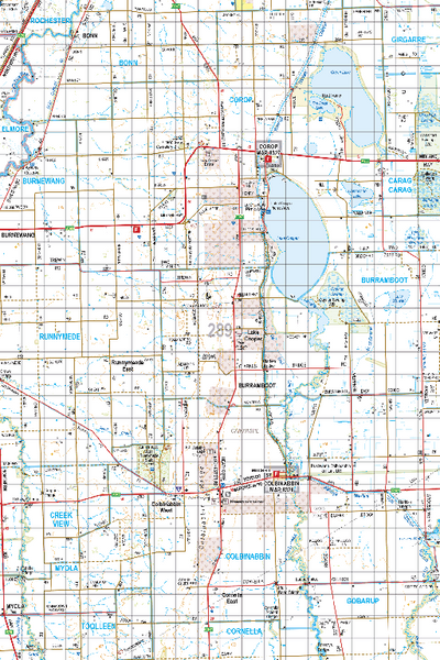 Map 289 - Spatial Vision's Vicmap Book (North East Edition 8, 2025) - 100K Series Preview 1