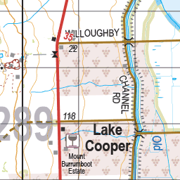 Map 289 - Spatial Vision's Vicmap Book (North East Edition 8, 2025) - 100K Series Preview 2