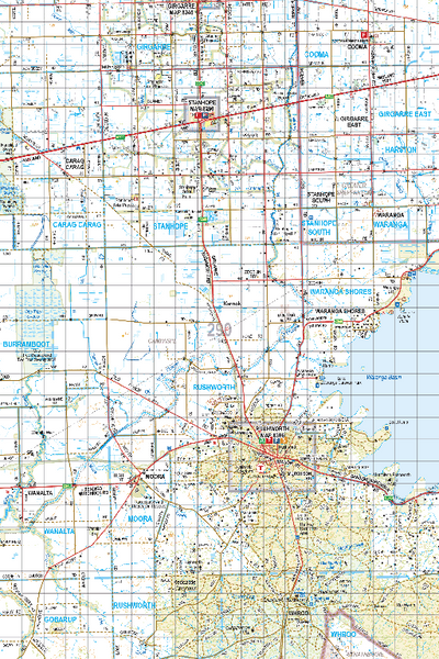 Map 290 - Spatial Vision's Vicmap Book (North East Edition 8, 2025) - 100K Series Preview 1