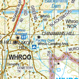 Map 290 - Spatial Vision's Vicmap Book (North East Edition 8, 2025) - 100K Series Preview 3