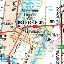 Map 291 - Spatial Vision's Vicmap Book (North East Edition 8, 2025) - 100K Series Preview 3