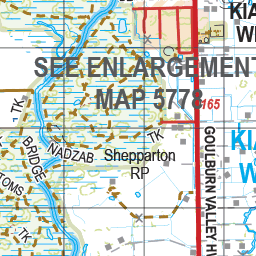 Map 292 - Spatial Vision's Vicmap Book (North East Edition 8, 2025) - 100K Series Preview 3