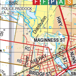 Map 294 - Spatial Vision's Vicmap Book (North East Edition 8, 2025) - 100K Series Preview 3