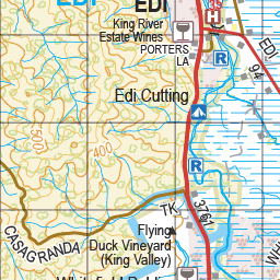 Map 296 - Spatial Vision's Vicmap Book (North East Edition 8, 2025) - 100K Series Preview 3