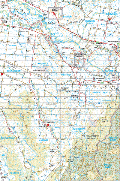 Map 297 - Spatial Vision's Vicmap Book (North East Edition 8, 2025) - 100K Series Preview 1