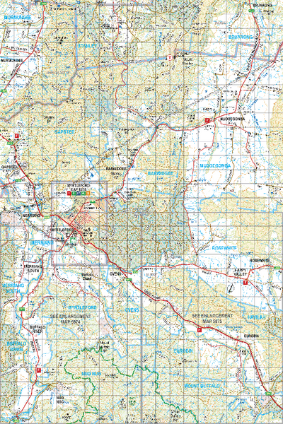 Map 298 - Spatial Vision's Vicmap Book (North East Edition 8, 2025) - 100K Series Preview 1