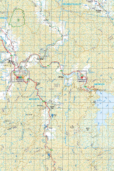 Map 301 - Spatial Vision's Vicmap Book (North East Edition 8, 2025) - 100K Series Preview 1