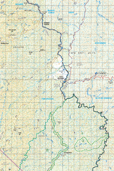 Map 304 - Spatial Vision's Vicmap Book (South East Edition 8, 2025) - 100K Series Preview 1