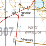 Map 307 - Spatial Vision's Vicmap Book (South West Edition 8, 2025 Update) - 100K Series Preview 2