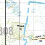 Map 308 - Spatial Vision's Vicmap Book (South West Edition 8, 2025 Update) - 100K Series Preview 2