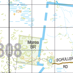 Map 308 - Spatial Vision's Vicmap Book (South West Edition 8, 2025 Update) - 100K Series Preview 2