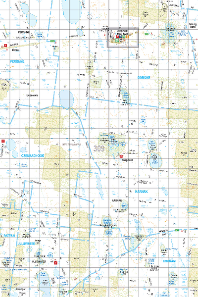 Map 309 - Spatial Vision's Vicmap Book (South West Edition 8, 2025 Update) - 100K Series Preview 1