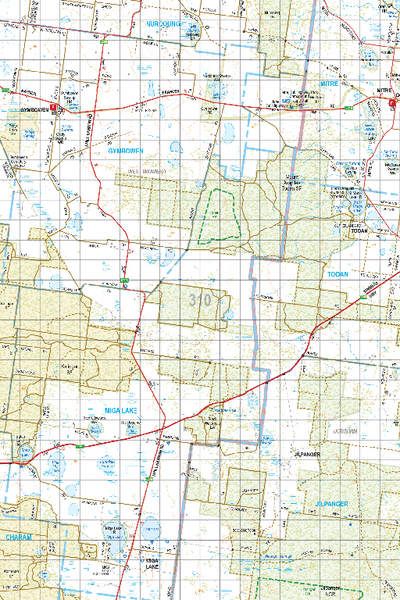 Map 310 - Spatial Vision's Vicmap Book (South West Edition 8, 2025 Update) - 100K Series Preview 1