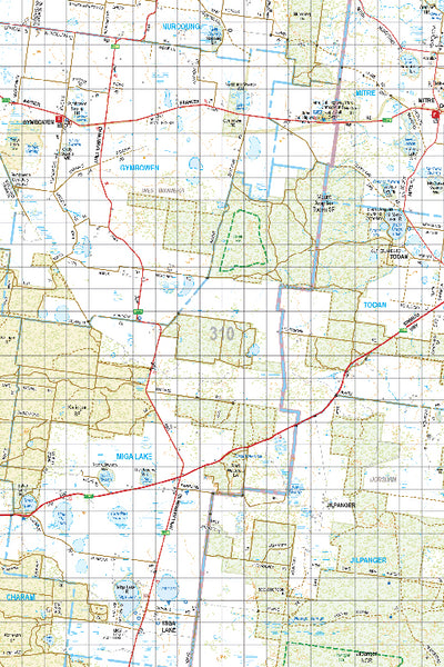Map 310 - Spatial Vision's Vicmap Book (South West Edition 8, 2025 Update) - 100K Series Preview 1