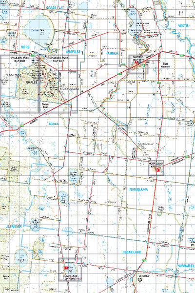 Map 311 - Spatial Vision's Vicmap Book (South West Edition 8, 2025 Update) - 100K Series Preview 1