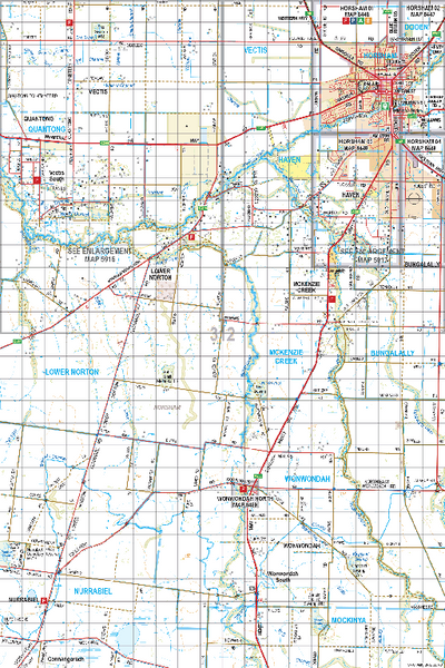 Map 312 - Spatial Vision's Vicmap Book (South West Edition 8, 2025 Update) - 100K Series Preview 1