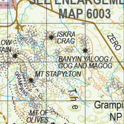 Map 313 - Spatial Vision's Vicmap Book (South West Edition 8, 2025 Update) - 100K Series Preview 3