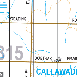 Map 315 - Spatial Vision's Vicmap Book (South West Edition 8, 2025 Update) - 100K Series Preview 2